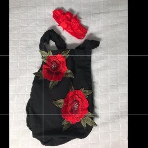SOLD Baby girl romper
